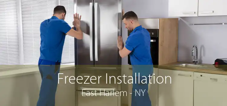 Freezer Installation East Harlem - NY