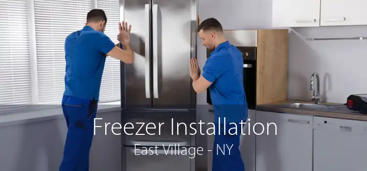 Freezer Installation East Village - NY