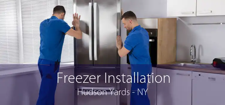 Freezer Installation Hudson Yards - NY